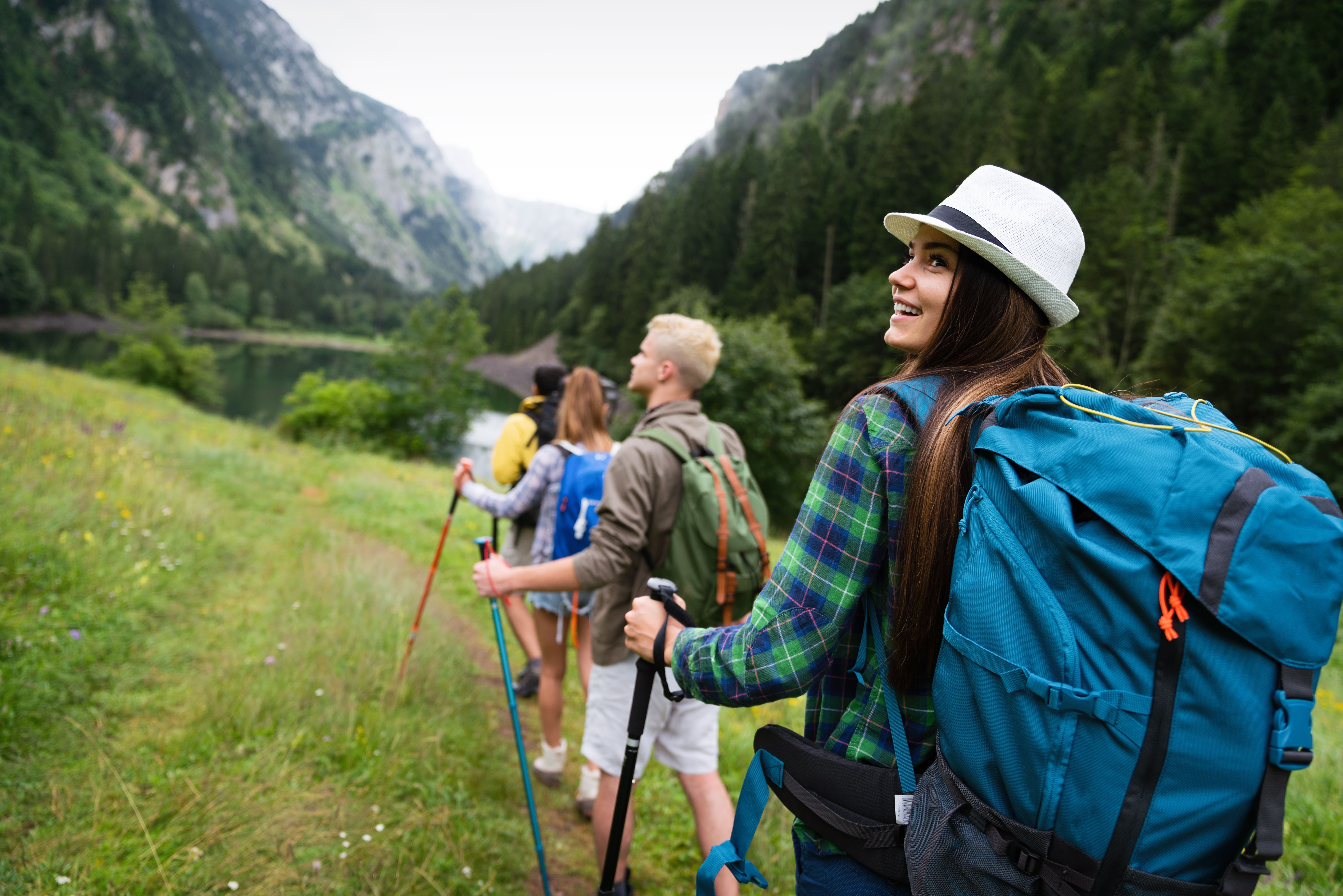 Hiking,Camping,Backpacker,Outdoor,Journey,Travel,Trekking,Concept